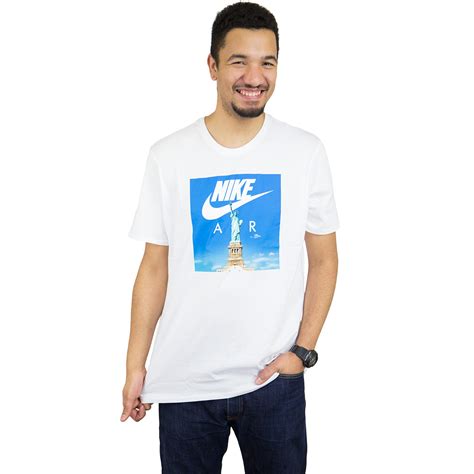 nike air weiß tshirt